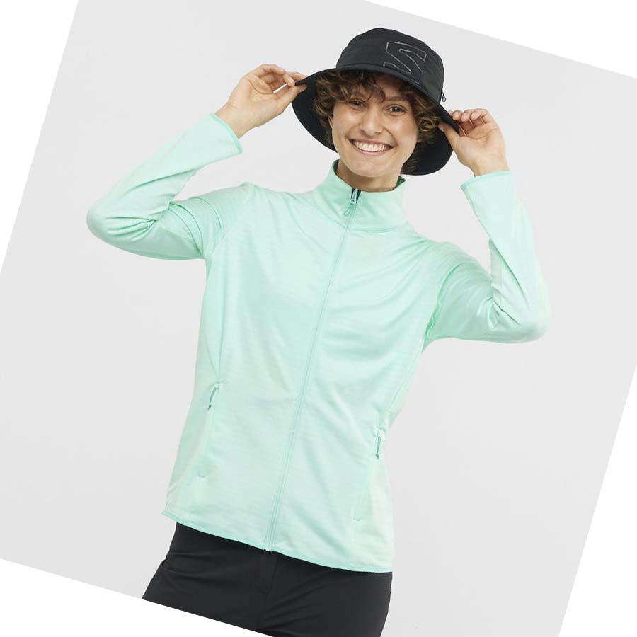 Sudadera Con Capucha Salomon ESSENTIAL LIGHTWARM Mujer Verdes | MX 2536DFM